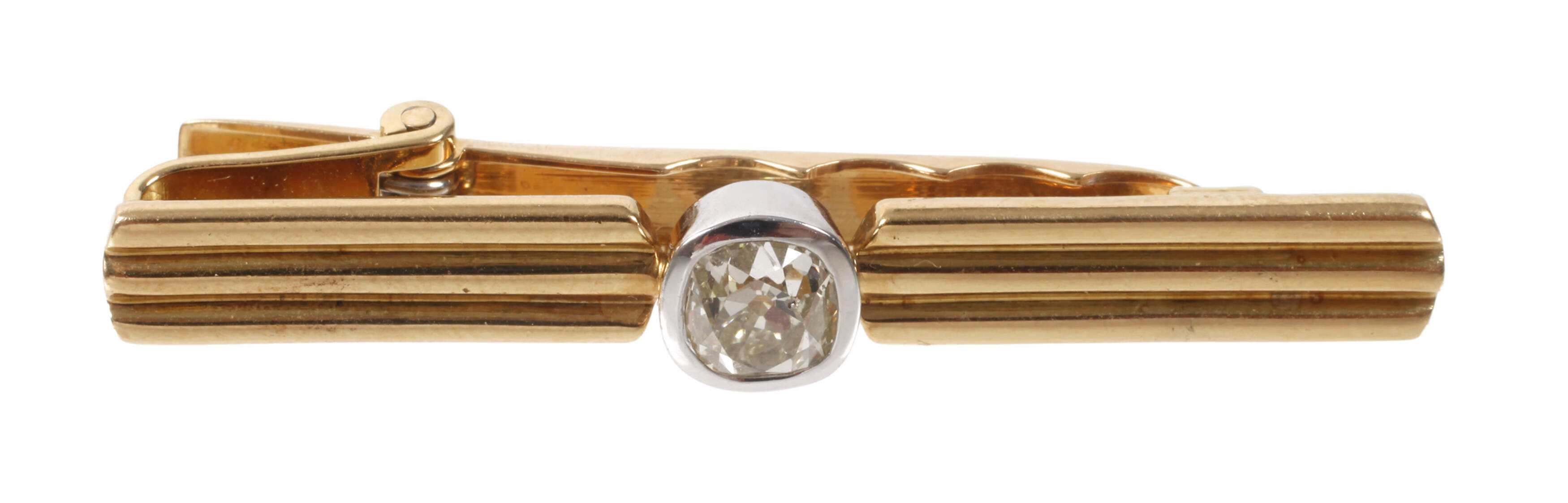 Krawattenclip mit Diamant