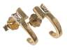 Paar Ohrstecker mit Diamanten