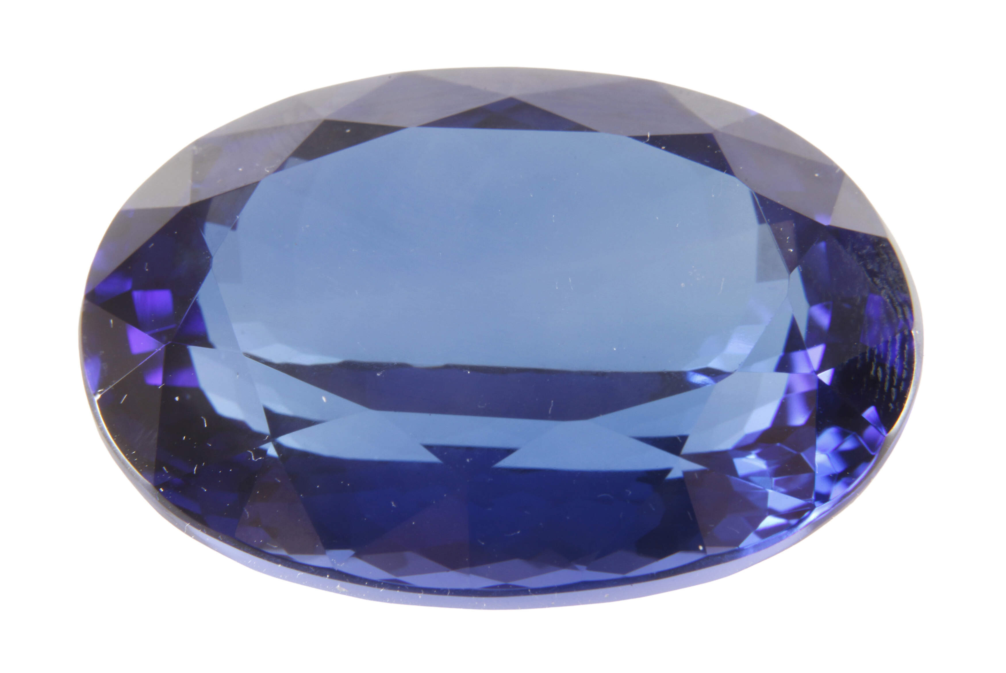 Musealer facettierter Tansanit von 76,325 ct