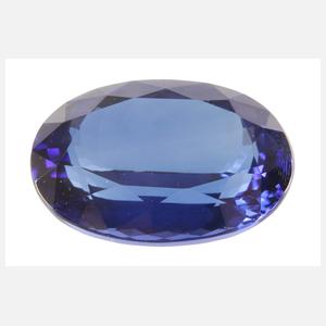 Musealer facettierter Tansanit von 76,325 ct