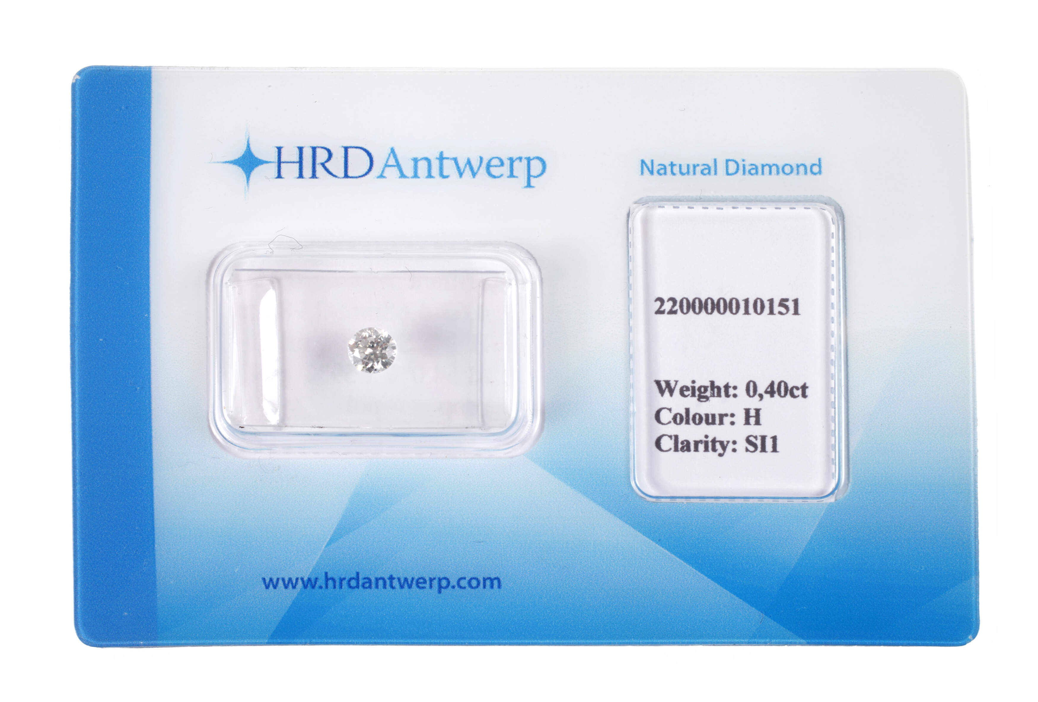 Brillant von 0,40 ct mit Expertise