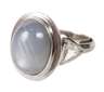Damenring mit Sternsaphir und Diamanten