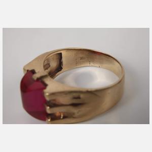 Herrenring mit Steinbesatz