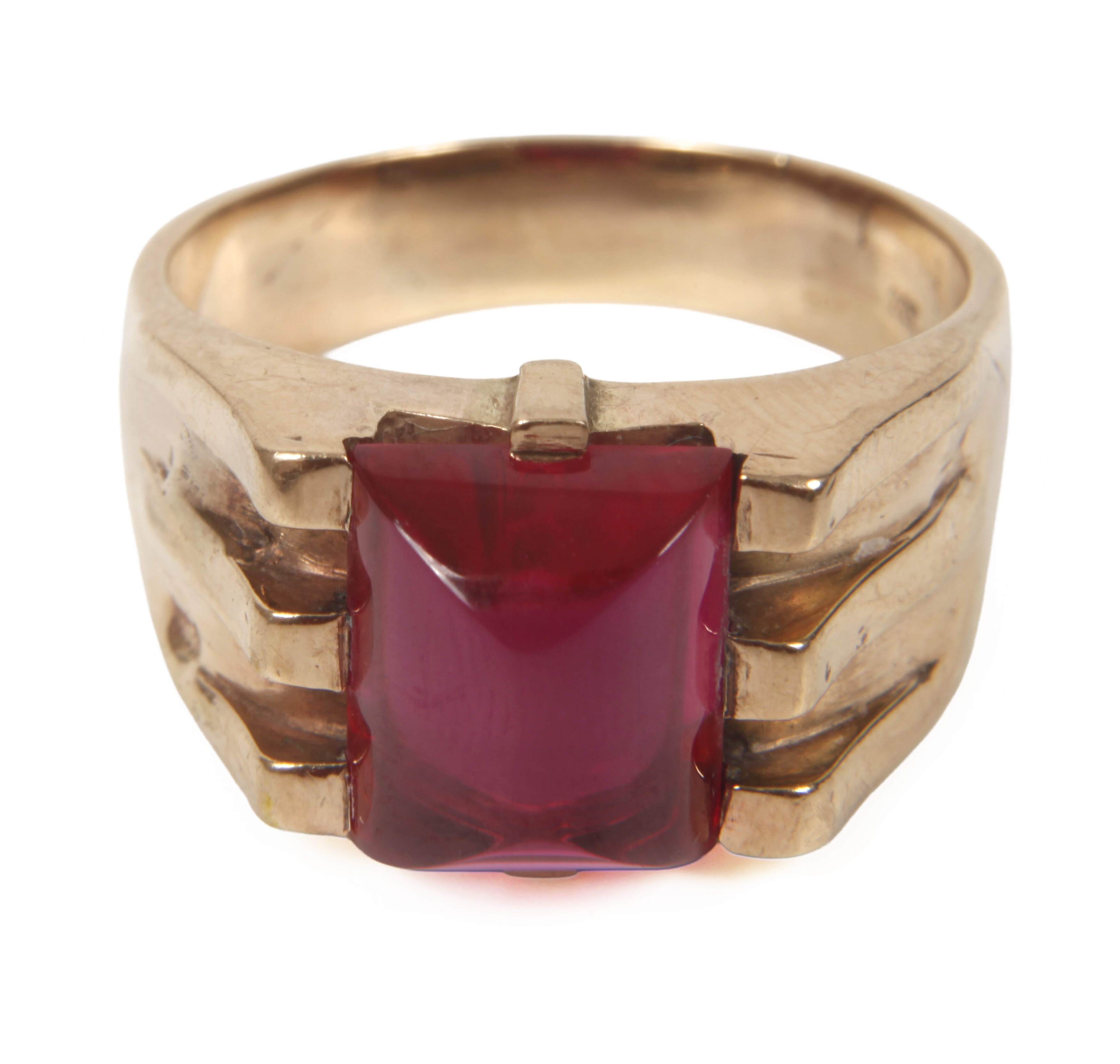 Herrenring mit Steinbesatz