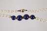 Perlencollier mit Lapislazuli