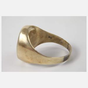 Herrenring mit Lapislazulisiegel