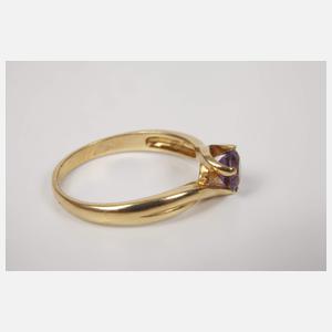 Damenring mit Amethyst