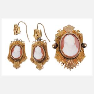 Schmuckset mit Kameen