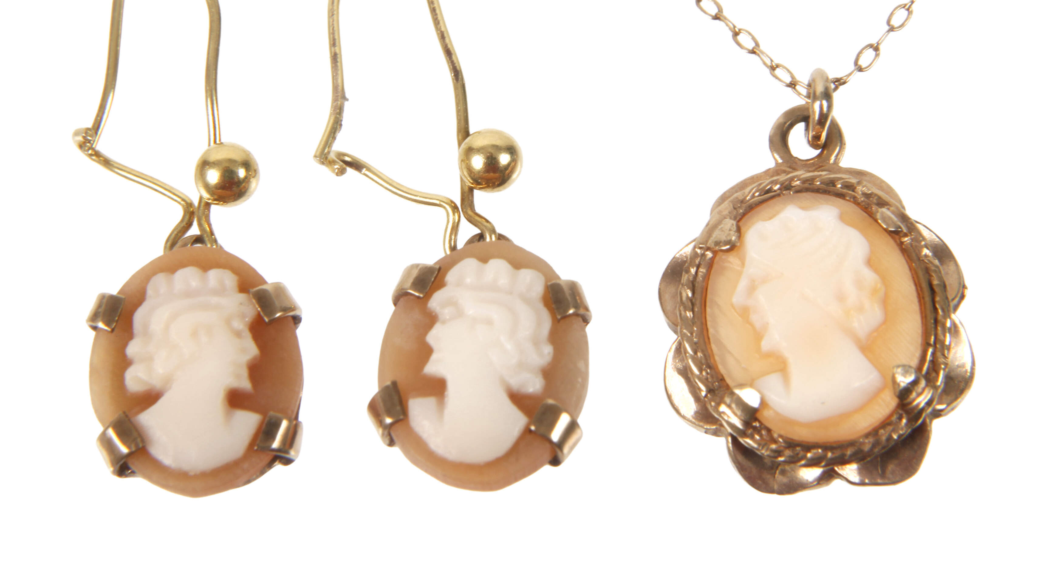 Schmuckset mit Kameen