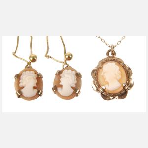 Schmuckset mit Kameen