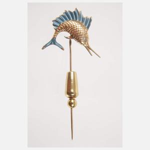 Reversnadel als Schwertfisch