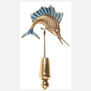 Reversnadel als Schwertfisch