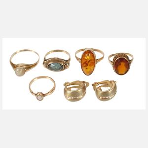 Konvolut Goldschmuck