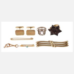 Konvolut Goldschmuck