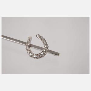 Stabbrosche mit Diamanten
