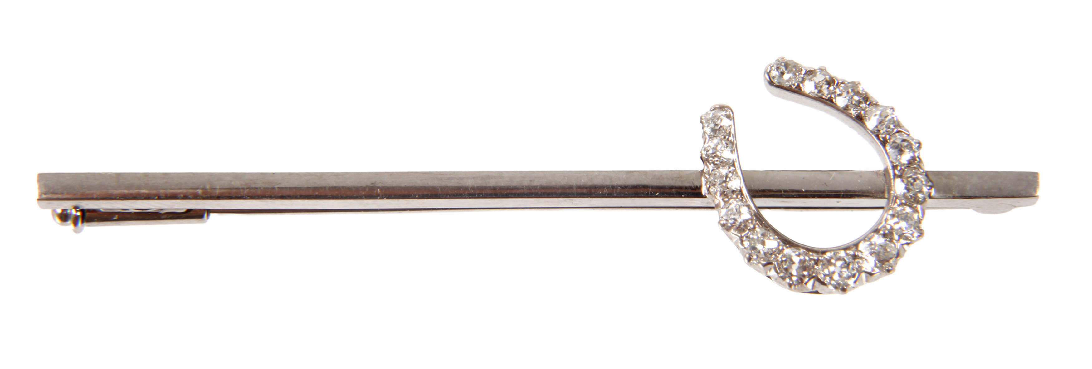 Stabbrosche mit Diamanten