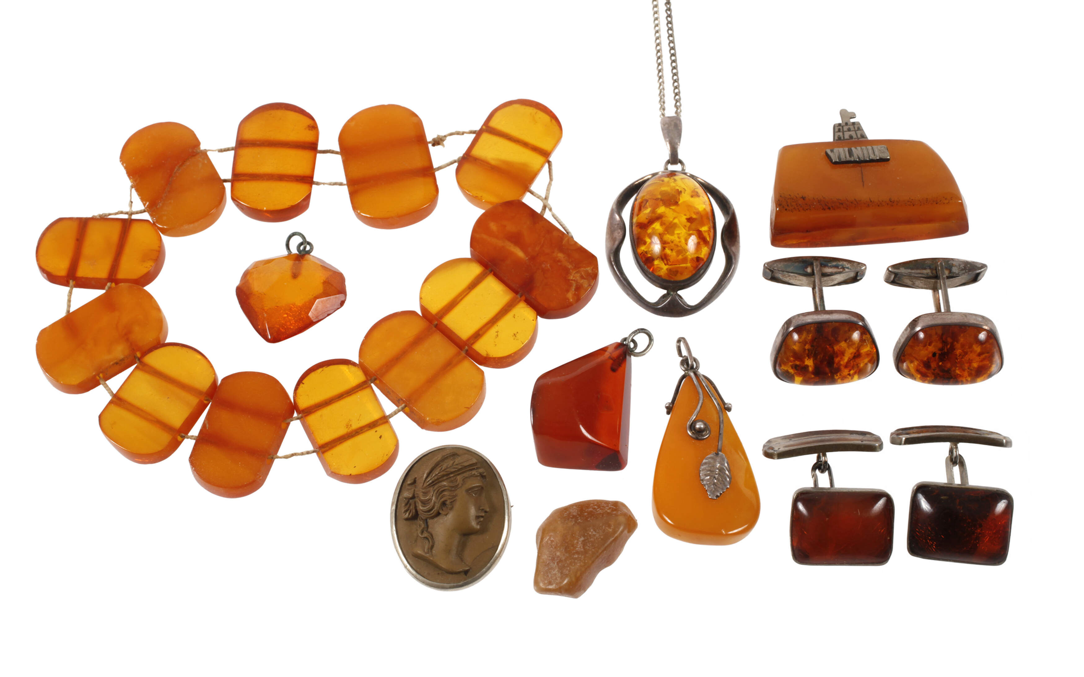 Konvolut Bernsteinschmuck