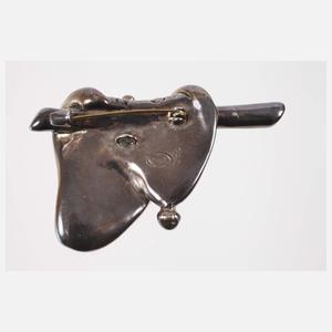 Brosche Dali "Die schmelzende Zeit"