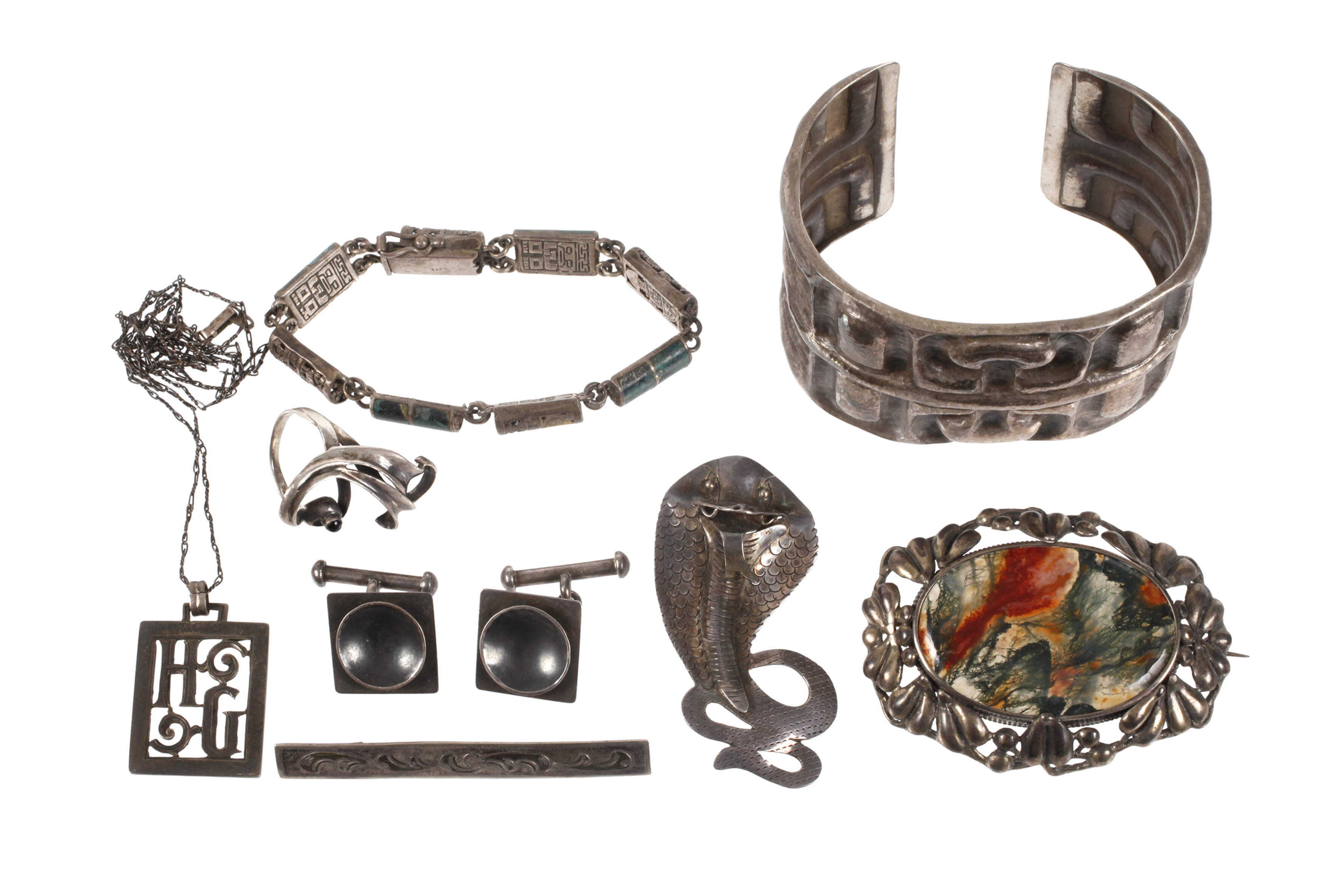 Konvolut Silberschmuck