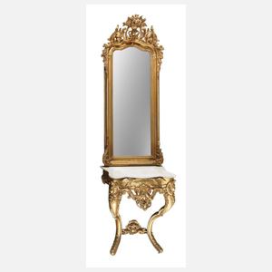 Konsolspiegel Spätbiedermeier