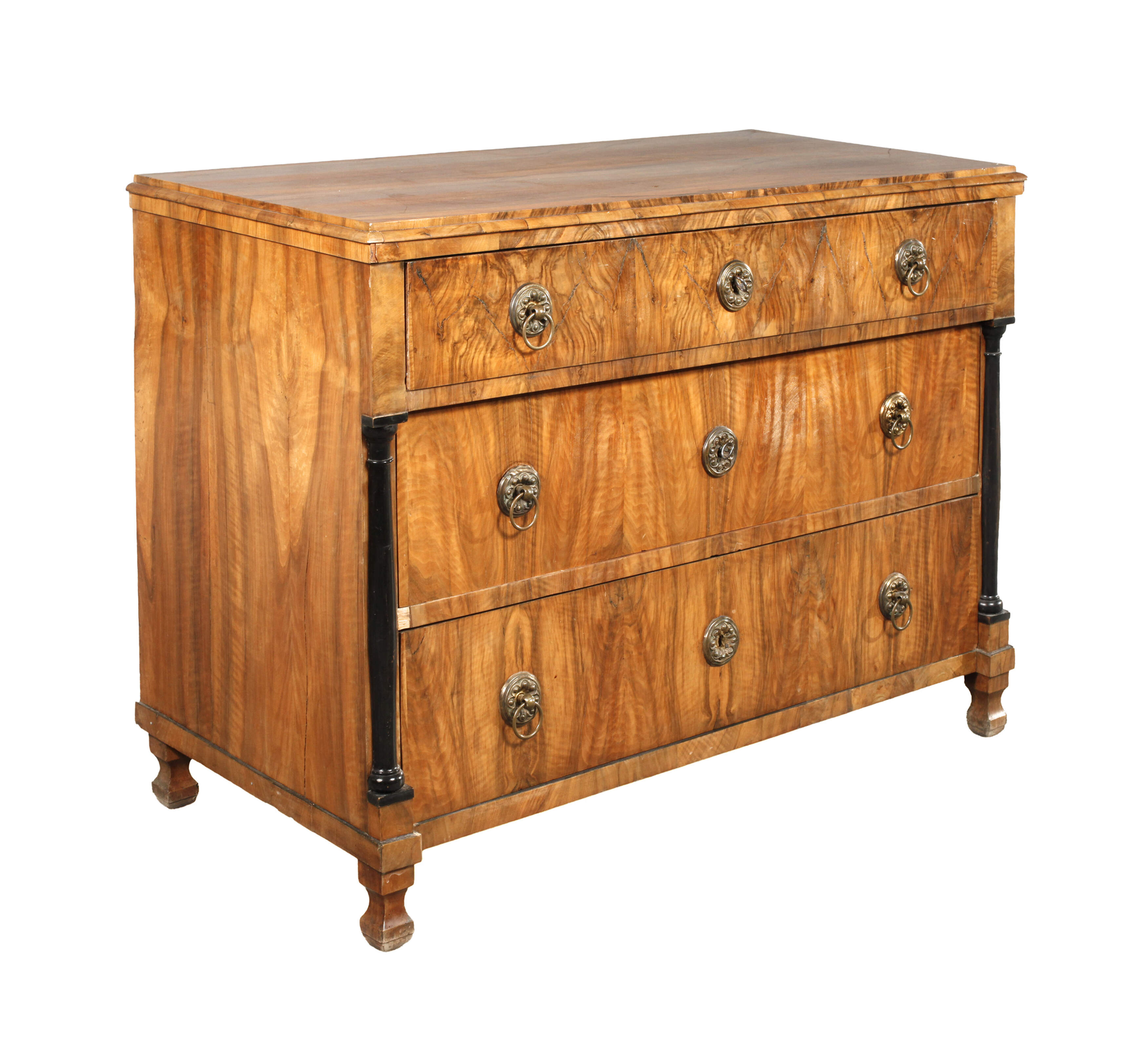 Säulenkommode Biedermeier