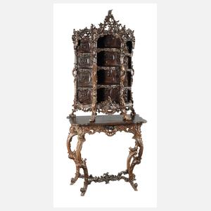 Aufsatz-Etagere im Rokokostil