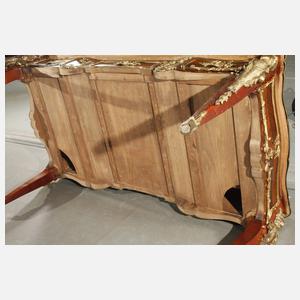 Großes Bureau Plat im Louis XV.-Stil