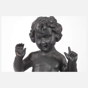 Kleine Brunnenfigur Eisenguss