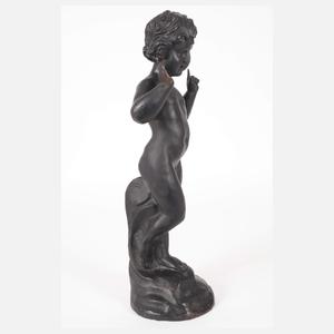 Kleine Brunnenfigur Eisenguss