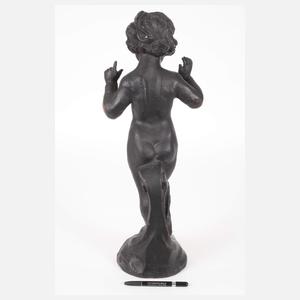 Kleine Brunnenfigur Eisenguss