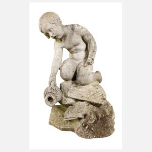 Brunnenfigur Putto
