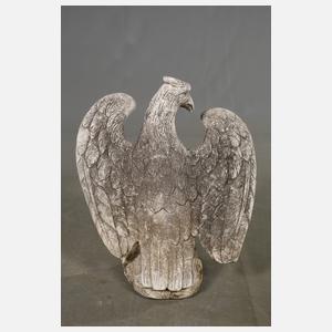 Paar Adler als Mauerbekrönung