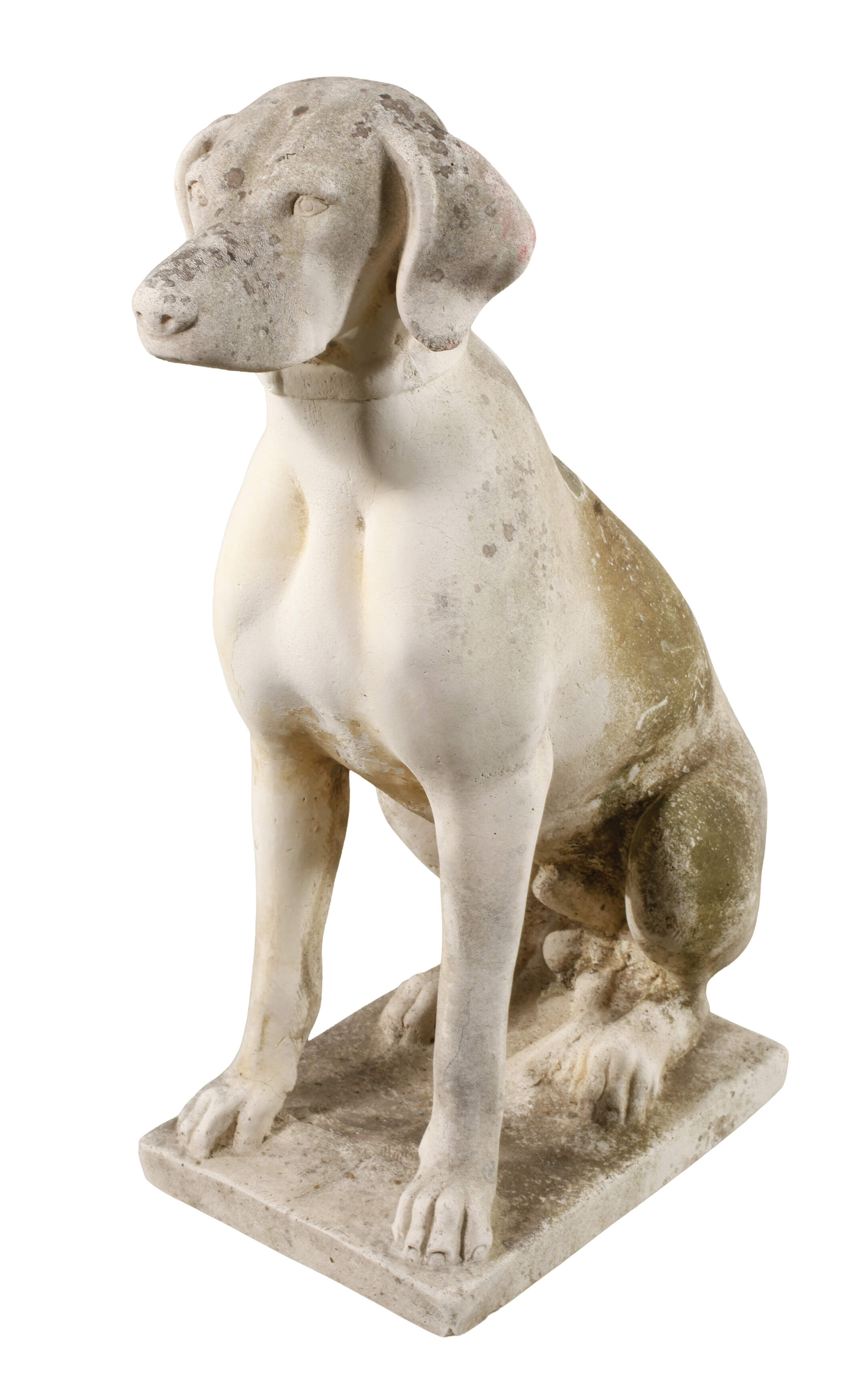 Gartenskulptur Jagdhund