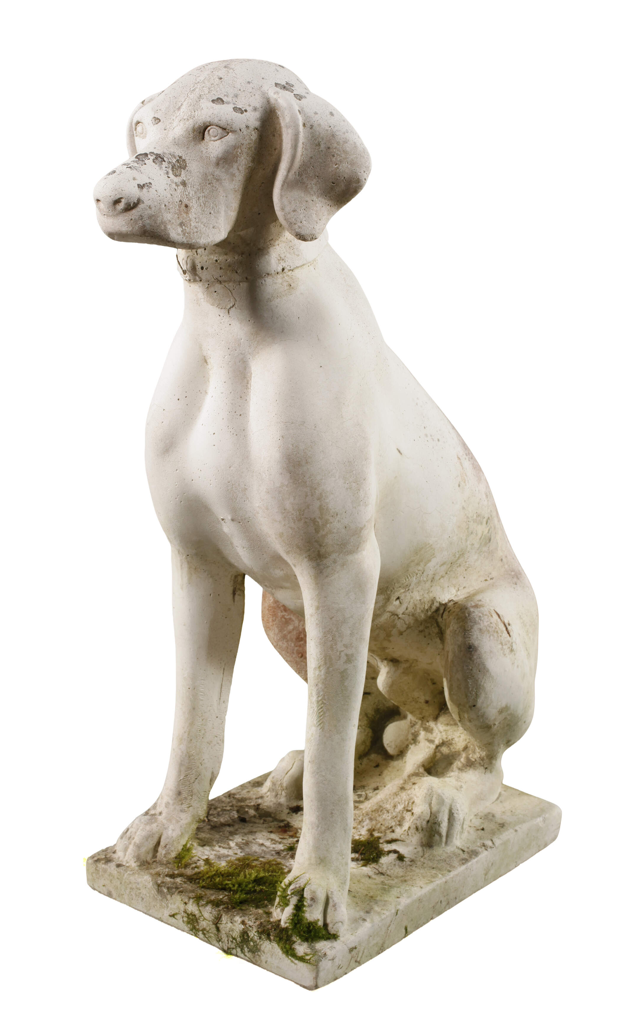 Gartenskulptur Jagdhund