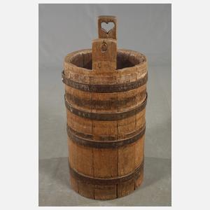 Kleines Holzfass