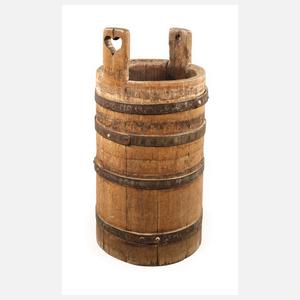 Kleines Holzfass