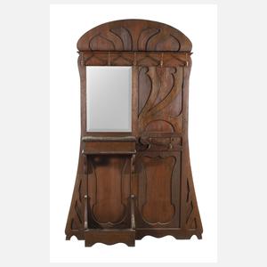 Wandgarderobe Jugendstil