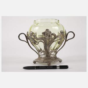 WMF Geislingen Bonbonniere mit Glaseinsatz