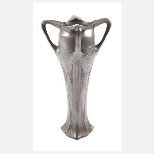 Gerhardi & Co. Henkelvase Zinn