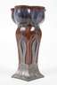 Orivit Vase Zinnmontur und Keramikeinsatz