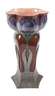 Orivit Vase Zinnmontur und Keramikeinsatz