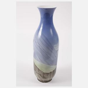 Fraureuth große Balustervase mit Seeadlermotiv