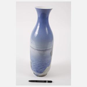 Fraureuth große Balustervase mit Seeadlermotiv