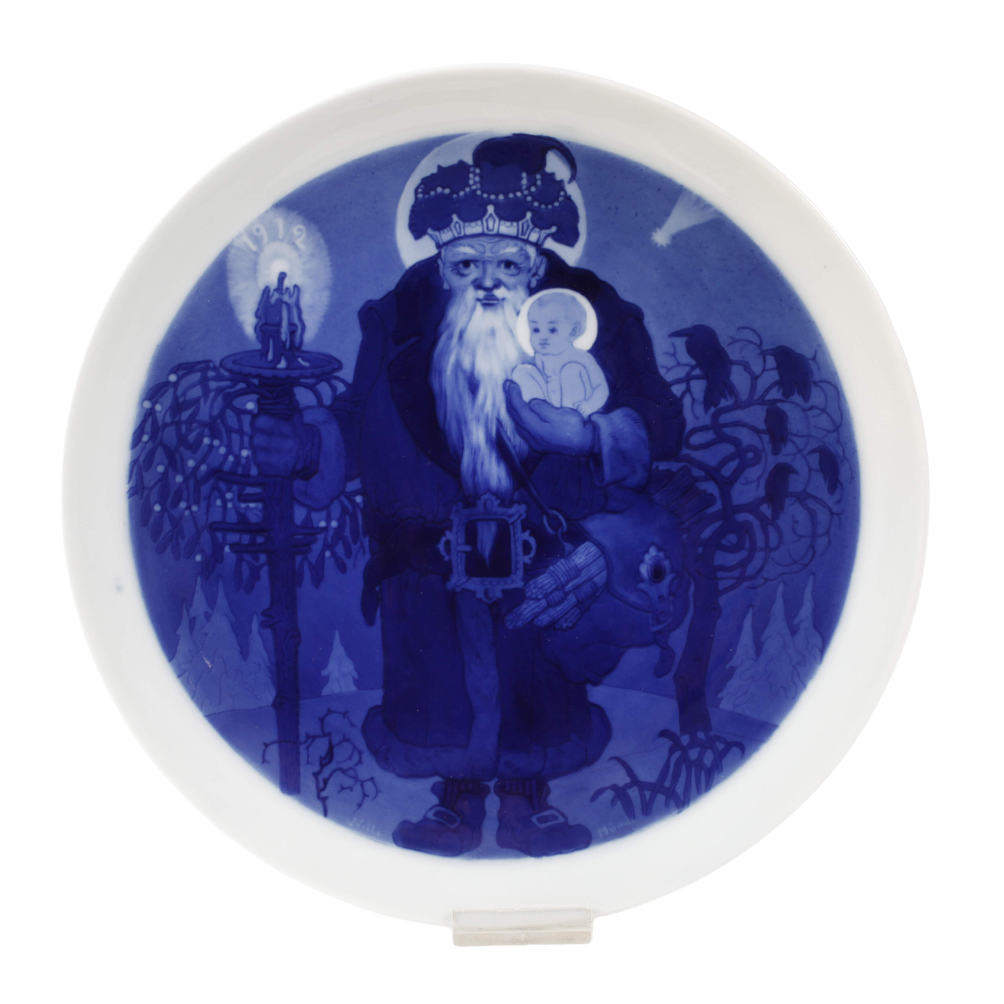 Meissen Weihnachtsteller 1912