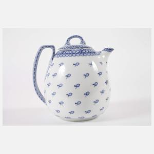 Meissen Kaffeekanne "Blaue Rispe"