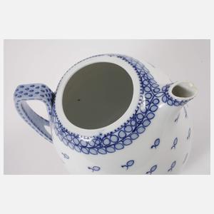 Meissen Kaffeekanne "Blaue Rispe"