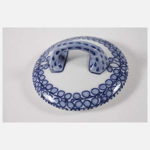 Meissen Kaffeekanne "Blaue Rispe"