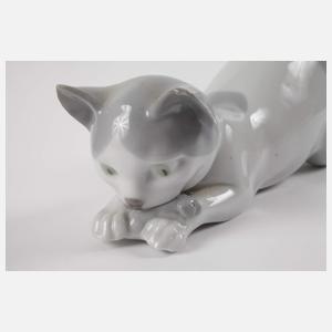 Pfeffer Gotha Katze mit Maus