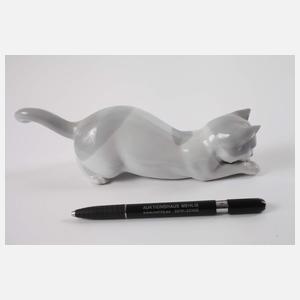Pfeffer Gotha Katze mit Maus