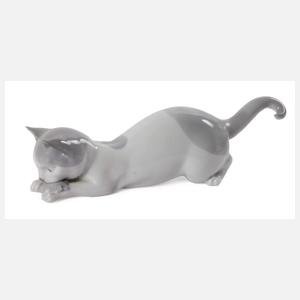 Pfeffer Gotha Katze mit Maus